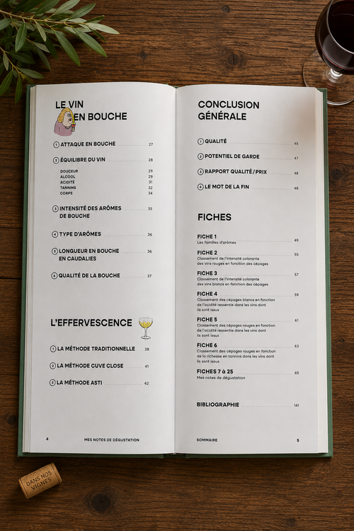 Grand livre de dégustation(s)